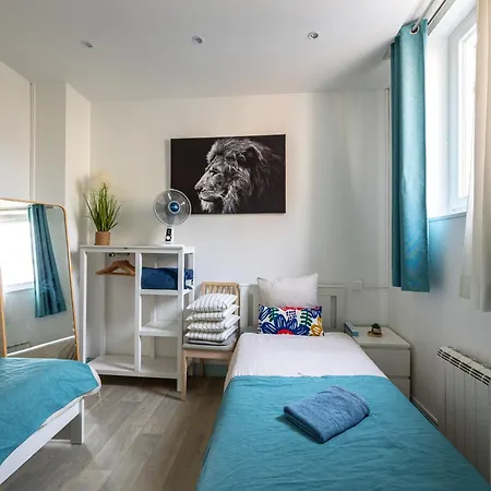 Apartment Blue House - Parking - Centre Reims